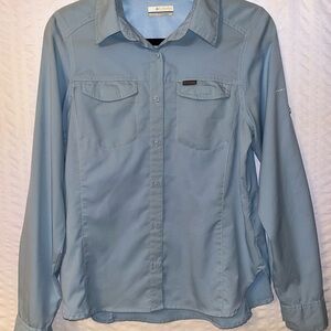 Columbia Light Blue Button Down Shirt